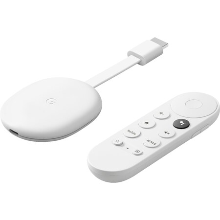 Google Chromecast with TV - 4K - Snow GA01919-US